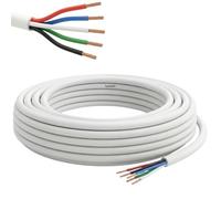 Lumonic 5x0,34mm² RGBW LED Ligne de contrôle 20m | câble gainé 5 fils flexible | LiYY Extension, Câble d'alimentation, Câble d'alimentation LED, Câble de commande