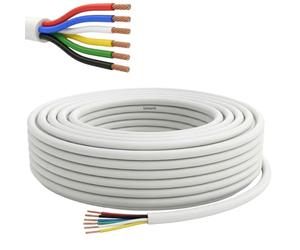 Lumonic 6x0,34mm² RGBW CCT LED Ligne de contrôle 200m | câble gainé 6 fils flexible | LiYY Extension, Câble d'alimentation, Câble d'alimentation LED, Câble de commande
