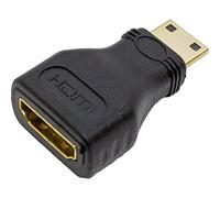 Lumonic Adaptateur Micro-HDMI Full HD I HDMI Femelle - Mini HDMI mâle avec Contact plaqué Or I Micro HDMI Mini HDMI adapté aux téléphones Portables, appareils Photo & tablettes