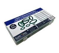 Lumonic Assortiment de joints toriques climatiques HNBR | 225 pièces, 18 tailles courantes (5-26mm) | de -40°C à +120°C | Kit de joints d'étanchéité pour climatiseurs AC, nitrile hydrogéné | dans une