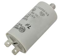 Lumonic Condensateur de démarrage Ducati 416.10.85 B [incl. fiche 6,3x0,8mm] | Condensateur moteur 7µF 425V 30x56mm I Condensateur dans boîtier plasti