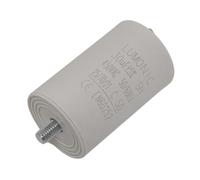 Lumonic Condensateur de démarrage avec Prise De Courant 6,3x0,8mm I 30µF 450V I 45x75mm I 30uF I Condensateur de moteur avec boîtier en plastique I Co