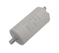 Lumonic Condensateur de démarrage avec Prise De Courant I 18µF 450V I 34x70mm I 18uF I Condensateur de moteur avec boîtier en plastique I Condensateur
