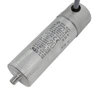 Lumonic Condensateur de démarrage Hydra MKP-500 20-C [incl. câble 40cm] | Condensateur moteur 20µF 470V 35x120mm I Condensateur avec boîtier métalliqu