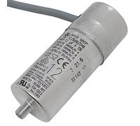 Lumonic Condensateur Moteur MKP-500 12-C | 12µF 470V 35x90mm | Boîtier Métallique
