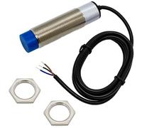 Lumonic Détecteur de proximité inductif 18mm NPN I Capteur de proximité à ouverture - IP67 I Capteur de proximité avec laiton nickelé & tension de 6 à