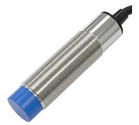 Lumonic Détecteur de proximité | M18 ?18mm | 6…36V DC | Contact à ouverture, PNP, IP67 | Zone de détection < 8mm | Capteur de proximité en laiton, nickelé | Interrupteur de fin de course avec extr