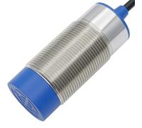 Lumonic Détecteur de proximité | M30 ?30mm | 6…36V DC | Contact à fermeture, PNP, IP67 | zone de détection < 10mm | Capteur de proximité en laiton, nickelé | Interrupteur de fin de course avec ext