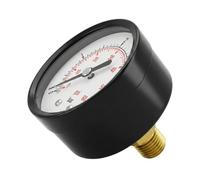 Lumonic I Manomètre 0-10bar I 1/4 Douanes I Classe 2,5 I Raccordement à l'arrière I Diamètre 50mm I Manomètre I pour l'air comprimé et l'eau