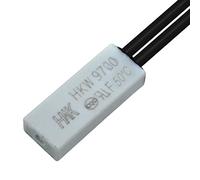 Lumonic Interrupteur thermique 50°C Contact NO 250V 5A Câble Interrupteur de température thermostat HKW9700 Bimétal Protection thermique