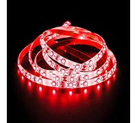 Lumonic LED Strip 5m Rouge Bande LED 24V IP65 300LEDs 60 LED/m SMD2835 I LED Stripe I LED Stripe 500cm, bande LED, bande lumineuse LED