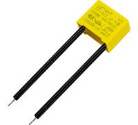 Lumonic MKP Condensateur de suppression des interférences | 0,22µF 275V AC I 2-Pin Raccordement I 2-Pins I 0,22uF, 220nF I Condensateur contre le scin