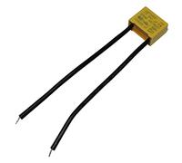 Lumonic MKP Condensateur de suppression des interférences | 0,47µF 275V AC I 2-Pin Raccordement I 2-Pins I 0,47uF, 470nF I Condensateur contre le scin