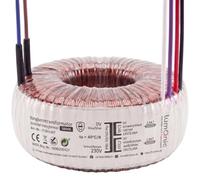 Lumonic Transformateur toroïdal 100VA 2x24V pour audio, industriels, halogènes et sur rails - 230V tension d'entrée - 48V tension secondaire - Modèle RTO-826029
