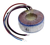 Lumonic Transformateur toroïdal 100VA 2x6V pour audio, industriels, halogènes et sur rails - 230V tension d'entrée - 12V tension secondaire - Modèle RSO-826024