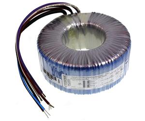 Lumonic Transformateur toroïdal 300VA 2x24V pour audio, industriels, halogènes et sur rails - 230V tension d'entrée - 48V tension secondaire - Modèle RTO-826053