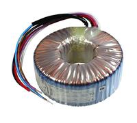 Lumonic transformateur toroïdal Transformateur 200VA 2x9V pour audio, industriels, halogènes et sur rails - 230V tension d'entrée - 18V tension secondaire - Modèle RSO-826037