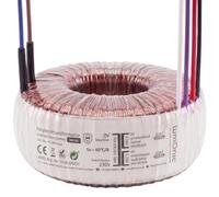 Lumonic transformateur toroïdal Transformateur 500VA 2x24V pour audio, industriels, halogènes et sur rails - 230V tension d'entrée - 48V tension secondaire - Modèle RTO-826059