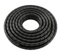 Lumonic Tuyau de câble spiralé Noir 20m I Ruban spiralé de 6mm pour câbles de 4-50mm diamètre I Protection Flexible de Tuyau de câble pour Usage privé & Industriel