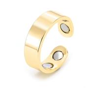 LUMOOM Anneau De MéNopause MagnéTique Pour Femme, Anneau De ThéRapie Par Champ MagnéTique, RéDuit Le Stress, Les Sentiments D'AnxiéTé, AméLiore La Qualité Du Sommeil (Noir)