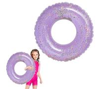 LUMOOM Bouée Gonflable, Anneau De Natation À Paillettes, Bouée D'Été pour Piscine Et Plage, Fête, Brassard À Paillettes pour Enfants Et Adolescents À Partir De 2 Ans (Violet)