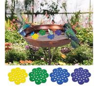 LUMOOM Lot de 4 îles d'abeilles flottantes - Abreuvoir polyvalent pour insectes et abeilles - Abreuvoir papillon - Station d'eau utile pour balcon et terrasse