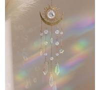LUMOOM Solar Catcher Crystal Window, décoration de Pendentif en Cristal, décoration de fenêtre Suspendue, Cristal de Receveur du Soleil Arc-en-Ciel, à la Maison Gartendeko (Flammes)