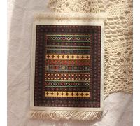 LUMoony 9 * 11 cm Tapis Tapis de Souris Tapis Oriental Mini Tapis Accessoires de Bureau Tapis de Souris Petit Tapis de Souris Tapis de Souris Persan pour Ordinateur Portable, PC, Jeux