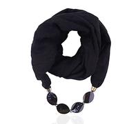LUMoony Femmes Foulards Collier 180 * 48cm Style Collier Sash écharpe avec Pendentif Bijoux Style bohème chaîne Glands écharpe Collier Foulards vêtements Mode féminine Foulard