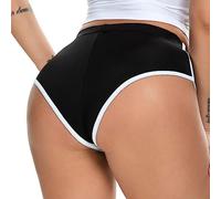 LUMoony Mini Hot Pants 1Pcs Leggings de Fitness Yoga Shorts de Yoga Shorts de Danse Hot Panties Leggings de Course Sexy Hotpants Taille Basse Rave Dance Booty Shorts Mini Hot Pants Collants Shorts