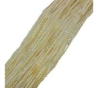 LUMoony Rideau de porte 1 x 2 m beau et respirant Rideau à fils sont généralement appliqués sur les fenêtres, portes, penderies, murs et autres pièces que vous souhaitez diviser ou décorer