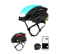 Lumos Casque de vélo ultra intelligent | Lumières LED avant et arrière personnalisables avec clignotants