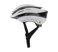 Lumos Ultra Casque Intelligent | Casque de vélo | Feux LED Avant et arrière | Clignotants | Feux arrière | Connexion Bluetooth | Adulte : Hommes, Femmes (Blanc, Taille : XL)
