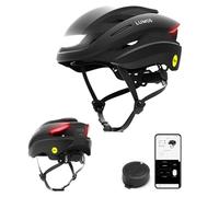 Lumos Casque Ultra Smart | Casque de Vélo | Feux Avant et Arrière (LED) | Clignotants | Feux Stop | Connexion Bluetooth | Adulte: Homme, Femme (Charbon Black, Size : M-L) MIPS