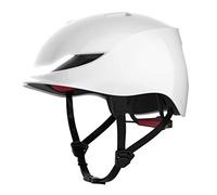 Lumos Matrix Casque Intelligent | Urbain | Skateboard, Scooter, Accessoires de vélo | Feux Avant et arrière LED | Clignotants | Feux Stop arrière | Compatibilité Bluetooth | Adulte Jet White