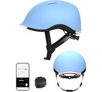 Lumos Nyxel Breeze M Casque de vélo Adulte Unisexe, Cyan, M (21.6-23.2in / 55-59cm)