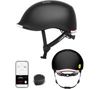 Lumos Nyxel Smart Bike Helmet, Customizable Front and Back LED Lights with Turn Signals, 360° Visibility App Controlled Comfortable & Lightweight Skateboard Urban Helmet for Adults, Men Women