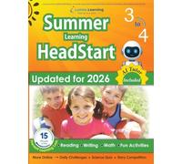 Lumos Summer HeadStart Workbook, 3rd to 4th Grade: A Complete Summer Bridge Workbook with Daily Activities to Prevent Learning Loss for Students Starting 4th Grade
