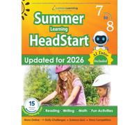 Lumos Summer HeadStart Workbook, 7th to 8th Grade: Math, Reading, Writing, Science, Fun Activities, Online Resources & AI Tutor: A Complete Summer ... Learning Loss for Students Starting 8th Grade