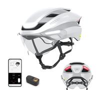 Lumos Ultra Casque de vélo électrique intelligent | Certifié NTA 8667 | Feux avant et arrière LED | Visière rétractable | Contrôle par application | Pour vélo électrique, scooter, cyclisme | Adultes,