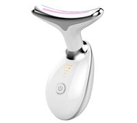 LumoSkyn Pro 2™ - Sculpteur Visage et Cou - Lumie Beauty Appareil Anti Rides Massage Visage, 3 Modes EMS luminothérapie pour Visage Raffermissement et Lifting (Blanc)