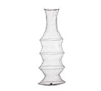 LuMOUzhou Cage de pêche Pliante Panier de piège à appâts de pêche Pliable, Plusieurs Tailles, Grande capacité, Installation Rapide, Maille Durable for réservoirs de Lacs de Kayak