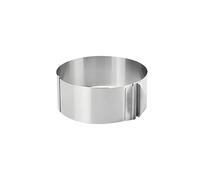 LuMOUzhou Le gâteau cuit. Cercle à gâteau en acier inoxydable réglable Diamètre 16-30 cm Hauteur 6-15 cm(8cm)