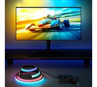 Lumtang Rétroéclairage USB 27 pouces pour moniteur PC, bande lumineuse LED RGBIC synchronisée avec la couleur de l'écran et la musique pour jeux, films, etc. Facile à utiliser sans appareil photo