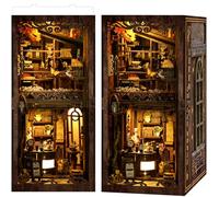 LUMYCE Book Nook Kit pour Adultes DIY Maison de Poupee Booknook Puzzle 3D en Bois - Maquette Maison Miniature a Construire Décoration avec lumière LED pour Adolescents et Adultes