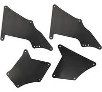 LUMZAG 4 Pcs Bavettes Garde-Boue de Voiture pour Toyota Land Cruiser Prado J120 J150 2003-2019, Voiture Avant ArrièRe Bavettes Anti-éClaboussures Roue ProtéGer Gardes