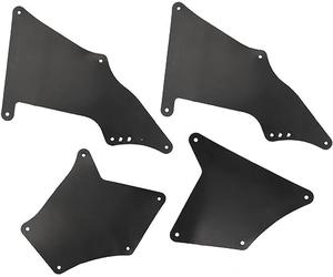 LUMZAG 4 Pcs Bavettes Garde-Boue de Voiture pour Toyota Land Cruiser Prado J120 J150 2003-2019, Voiture Avant ArrièRe Bavettes Anti-éClaboussures Roue ProtéGer Gardes