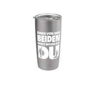 L'un d'entre nous joue mieux que vous le tennis de table Gobelet isotherme en acier inoxydable double paroi