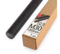 Lun Fix Tige filetée | M30 x 1000 mm | Acier haute résistance 10.9 | DIN 976 | Filetage métrique | Goujon fileté M30 | Vis longue | Fixation industrielle | Montage métal