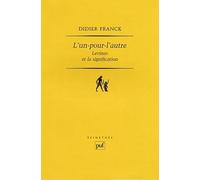 L'un-pour-l'autre. Levinas et la signification